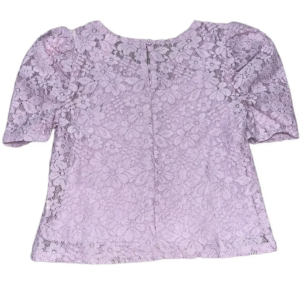Justice lace cropped